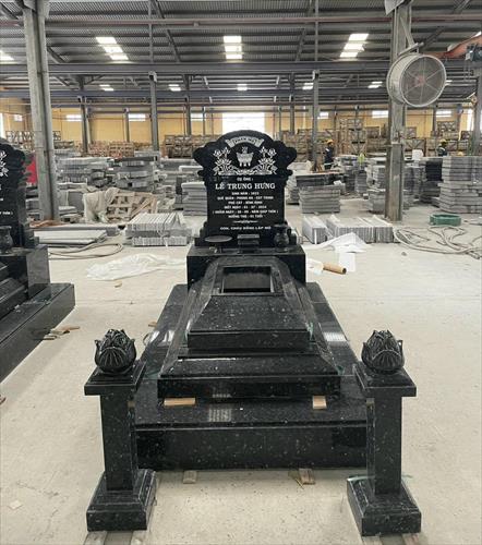 Mộ đá granite mộ đá nguyên khối