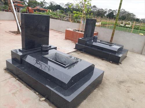 Mộ đá granite nguyên khối