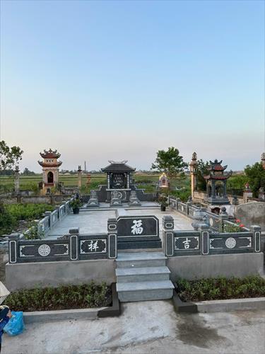 Nghĩa trang gia đình đẹp, mộ đá granite